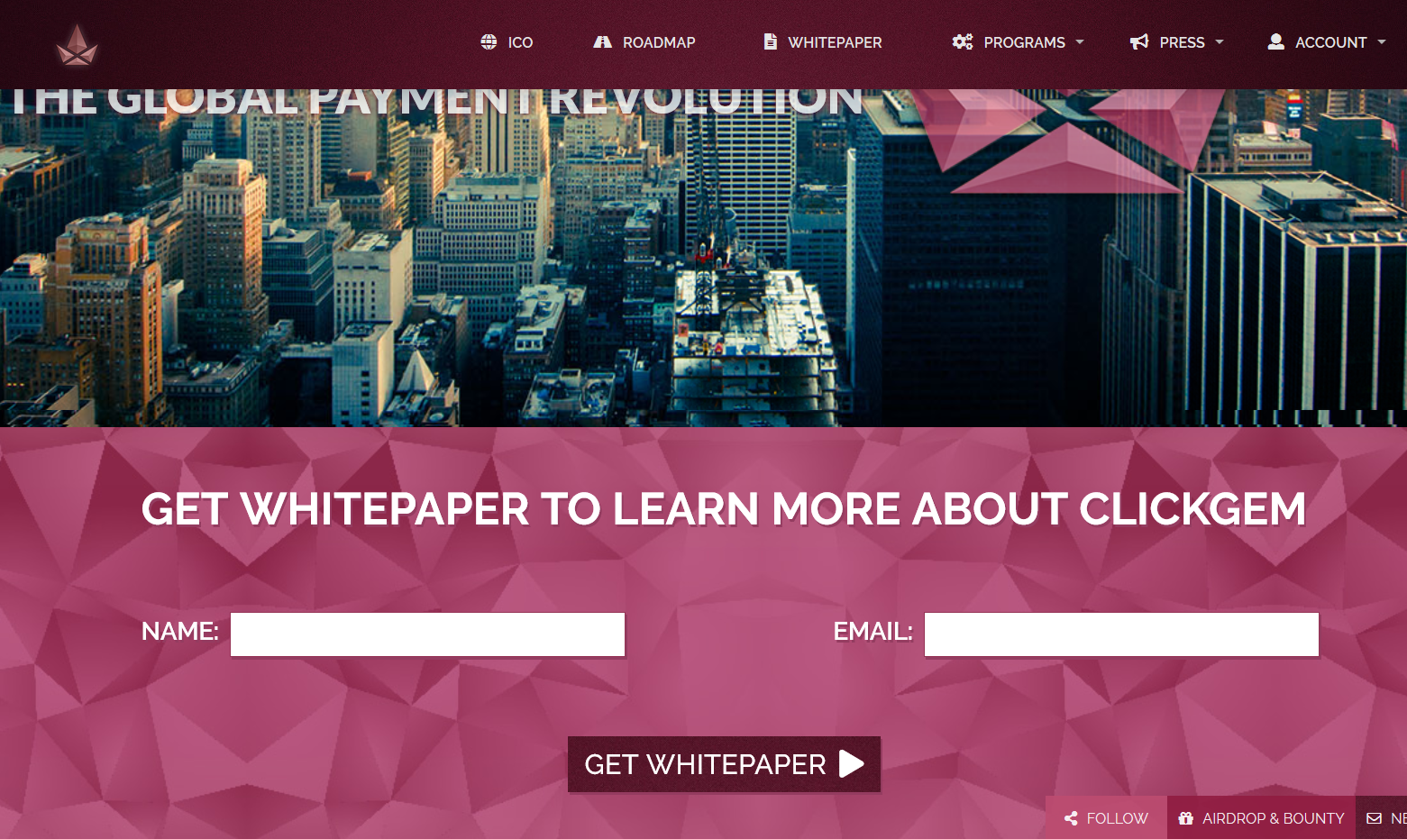 Clickgem.com – Nhận miễn phí CGM coin khi đăng ký và xác nhận số điện thoại